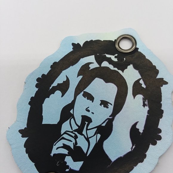 Wednesday Addams eyelet patch shoe charm - Picture 12 of 12